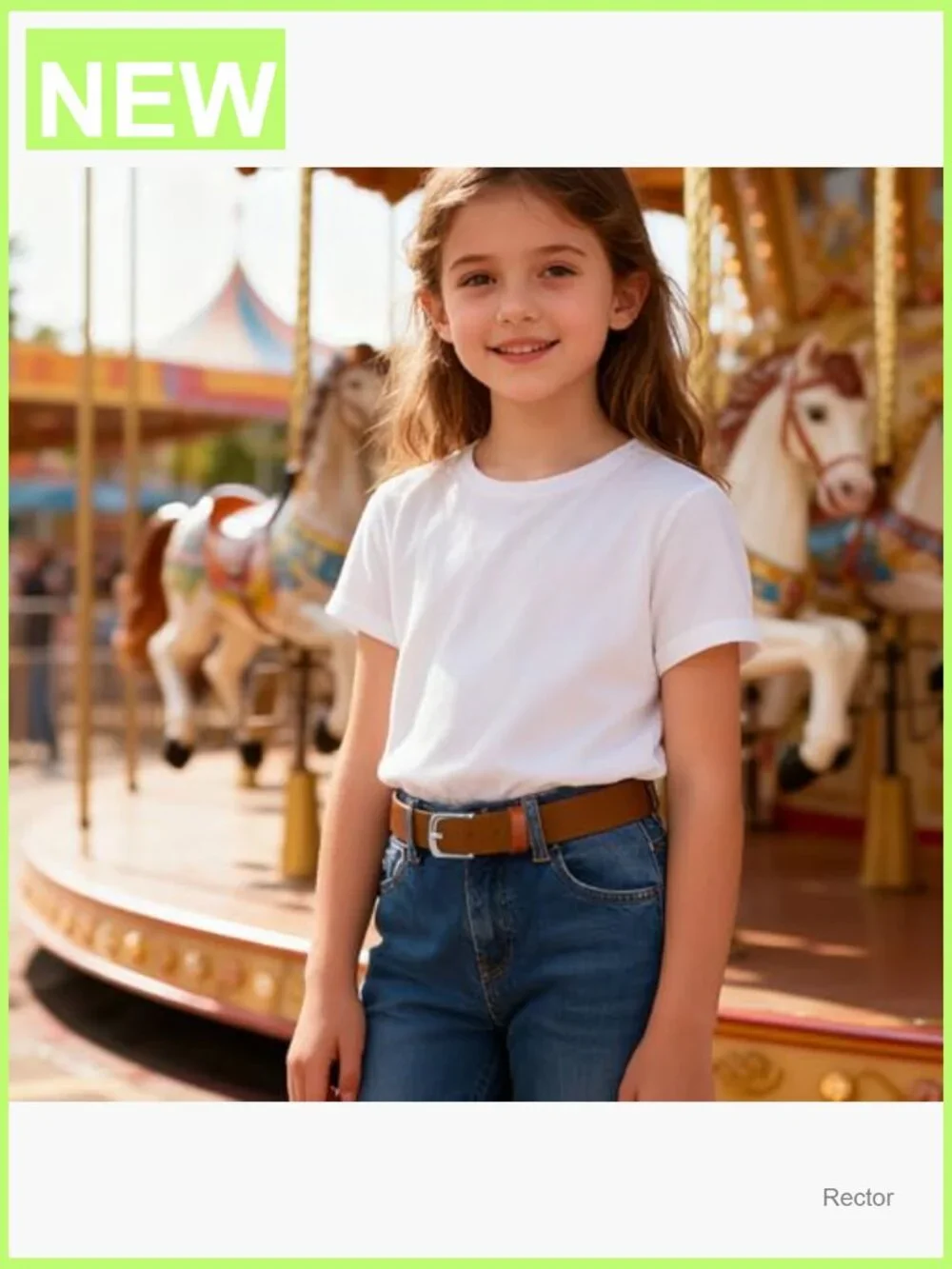3pk Skinny Girl Belt Kids Size 10-12 Adjustable Leather Style